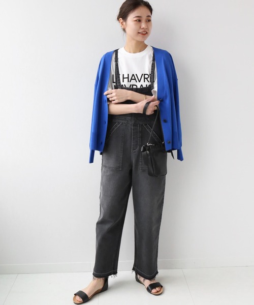 JOURNAL STANDARD relume（ジャーナルスタンダード　レリューム）の「デニムサロペット◆（サロペット/オーバーオール・レディース・ブラック/ネイビー・36/38）」の7枚目の写真