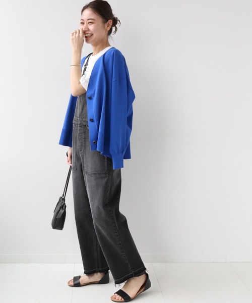 JOURNAL STANDARD relume（ジャーナルスタンダード　レリューム）の「デニムサロペット◆（サロペット/オーバーオール・レディース・ブラック/ネイビー・36/38）」の3枚目の写真