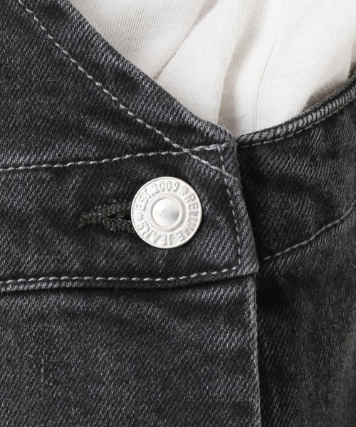 JOURNAL STANDARD relume（ジャーナルスタンダード　レリューム）の「デニムサロペット◆（サロペット/オーバーオール・レディース・ブラック/ネイビー・36/38）」の18枚目の写真