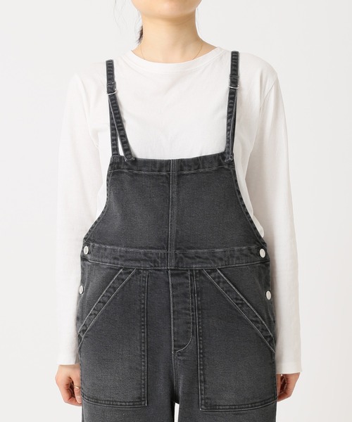 JOURNAL STANDARD relume（ジャーナルスタンダード　レリューム）の「デニムサロペット◆（サロペット/オーバーオール・レディース・ブラック/ネイビー・36/38）」の13枚目の写真