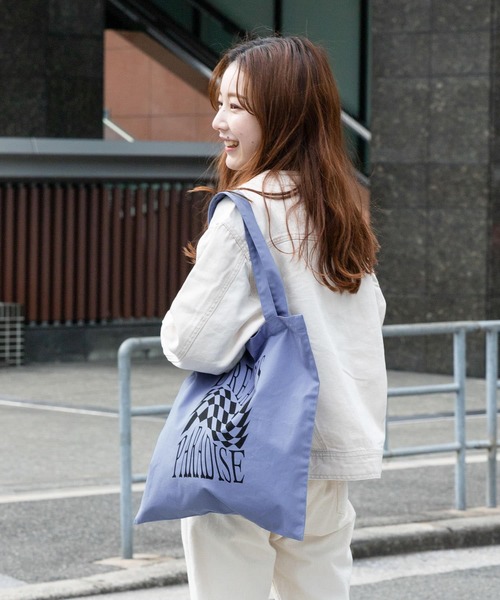 SMELLY（スメリー）の「プリントトートバッグ（トートバッグ・レディース・ブルー/イエロー/グレー/グリーン・-）」の12枚目の写真