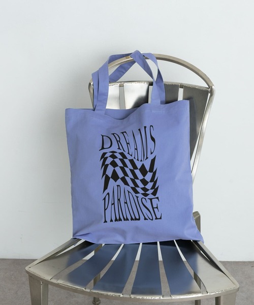 SMELLY（スメリー）の「プリントトートバッグ（トートバッグ・レディース・ブルー/イエロー/グレー/グリーン・-）」の6枚目の写真