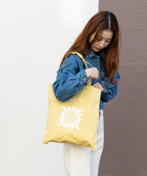 SMELLY（スメリー）の「プリントトートバッグ（トートバッグ・レディース・ブルー/イエロー/グレー/グリーン・-）」の16枚目の写真