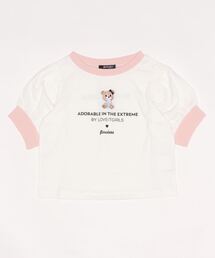 by LOVEiT | ラビ子リンガーショートTシャツ(Tシャツ/カットソー)