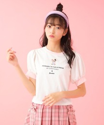 by LOVEiT | ラビ子リンガーショートTシャツ(Tシャツ/カットソー)