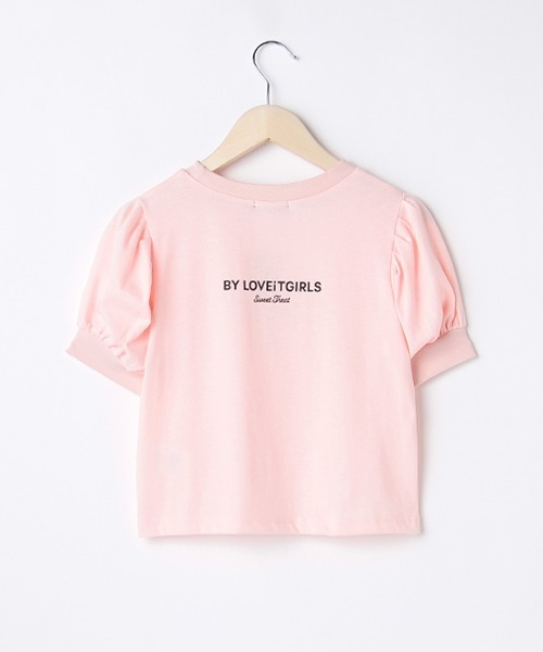 by LOVEiT（バイラビット）の「ラビ子リンガーショートTシャツ（Tシャツ/カットソー・キッズ・オフホワイト/ラベンダー/チャコール/ピンク・140cm/120cm/130cm/160cm/150cm）」の14枚目の写真