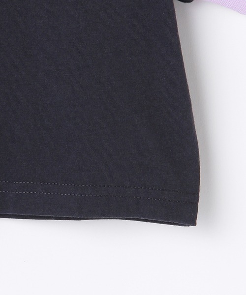 by LOVEiT（バイラビット）の「ラビ子リンガーショートTシャツ（Tシャツ/カットソー・キッズ・オフホワイト/ラベンダー/チャコール/ピンク・140cm/120cm/130cm/160cm/150cm）」の9枚目の写真