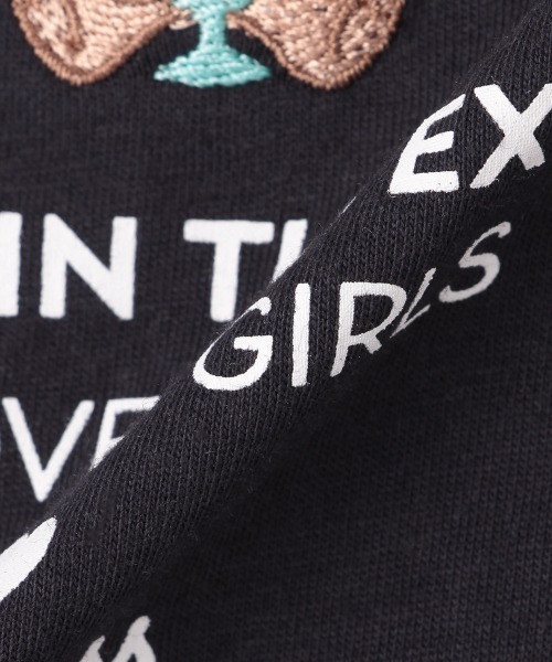 by LOVEiT（バイラビット）の「ラビ子リンガーショートTシャツ（Tシャツ/カットソー・キッズ・オフホワイト/ラベンダー/チャコール/ピンク・140cm/120cm/130cm/160cm/150cm）」の7枚目の写真