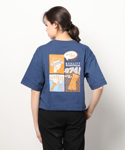 ALWAYS GOOD TIME(オルウェイズグッドタイム)の「【DICKIES/ディッキーズ】グラフィックデザインプリント クロップドTシャツ(Tシャツ/カットソー・レディース・オレンジ/ホワイト系その他/イエロー/ブラック/ホワイト/ブルー・M/L)」の13枚目の写真