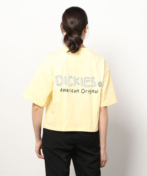 ALWAYS GOOD TIME(オルウェイズグッドタイム)の「【DICKIES/ディッキーズ】グラフィックデザインプリント クロップドTシャツ(Tシャツ/カットソー・レディース・オレンジ/ホワイト系その他/イエロー/ブラック/ホワイト/ブルー・M/L)」の11枚目の写真
