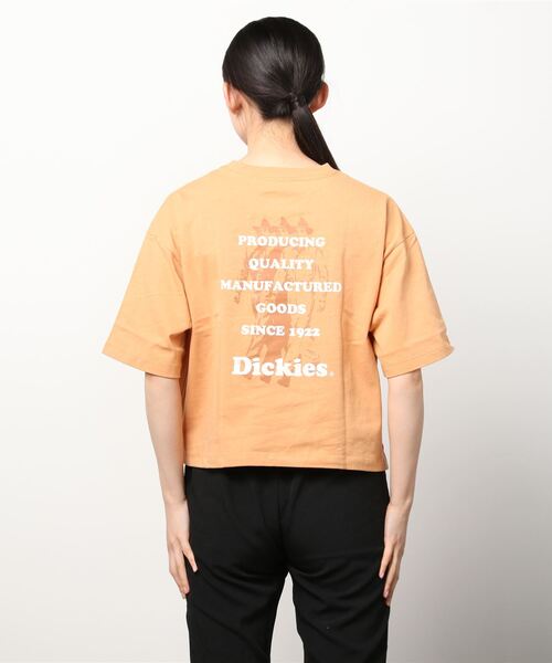ALWAYS GOOD TIME(オルウェイズグッドタイム)の「【DICKIES/ディッキーズ】グラフィックデザインプリント クロップドTシャツ(Tシャツ/カットソー・レディース・オレンジ/ホワイト系その他/イエロー/ブラック/ホワイト/ブルー・M/L)」の7枚目の写真