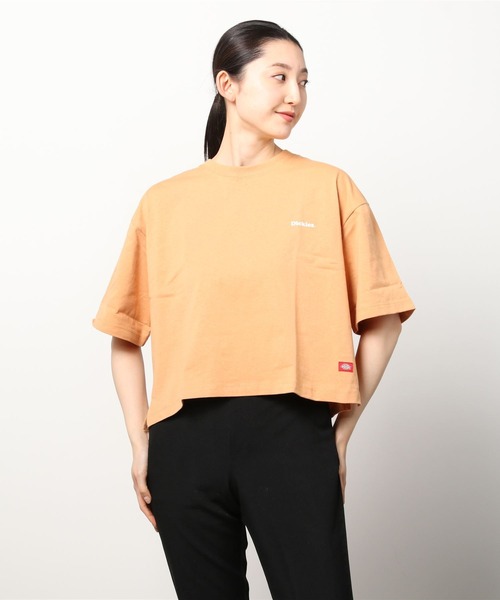 ALWAYS GOOD TIME(オルウェイズグッドタイム)の「【DICKIES/ディッキーズ】グラフィックデザインプリント クロップドTシャツ(Tシャツ/カットソー・レディース・オレンジ/ホワイト系その他/イエロー/ブラック/ホワイト/ブルー・M/L)」の19枚目の写真