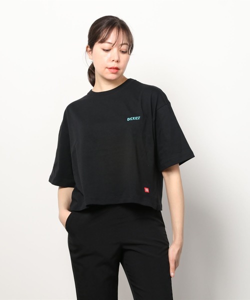 ALWAYS GOOD TIME(オルウェイズグッドタイム)の「【DICKIES/ディッキーズ】グラフィックデザインプリント クロップドTシャツ(Tシャツ/カットソー・レディース・オレンジ/ホワイト系その他/イエロー/ブラック/ホワイト/ブルー・M/L)」の16枚目の写真