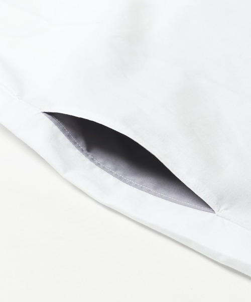 KRIFF MAYER（クリフメイヤー）の「ライトオックス刺繍半袖シャツ（シャツ/ブラウス・メンズ・イエロー/オフホワイト/サックスブルー/ライトピンク/ネイビー・X-LARGE/MEDIUM/LARGE）」の13枚目の写真