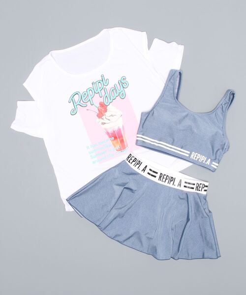 セール Repipi Armario レピピアルマリオ キッズカバーアップ付セパレート３点 水着 水着 Repipi Armario レピピ アルマリオ のファッション通販 Zozotown