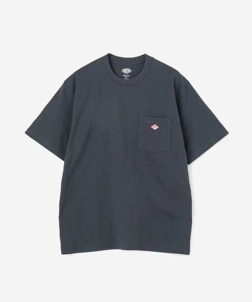 DANTON(ダントン)の「DANTON | コットンジャージー ポケットTシャツ SOLID MEN(Tシャツ/カットソー・メンズ・ダークグレー/ホワイト/ネイビー/グリーン/ベージュ系その他/グレー系その他/アイボリー/ブラック/サックスブルー/ベージュ・44/46/38/40/42)」の6枚目の写真