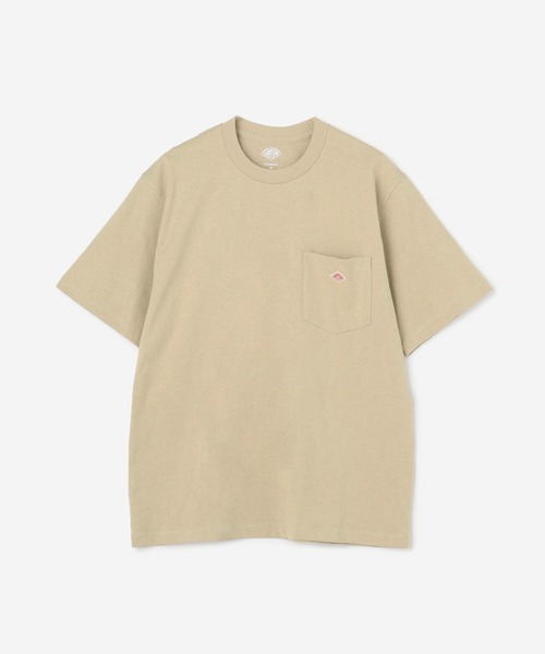 DANTON(ダントン)の「DANTON | コットンジャージー ポケットTシャツ SOLID MEN(Tシャツ/カットソー・メンズ・ダークグレー/ホワイト/ネイビー/グリーン/ベージュ系その他/グレー系その他/アイボリー/ブラック/サックスブルー/ベージュ・44/46/38/40/42)」の7枚目の写真