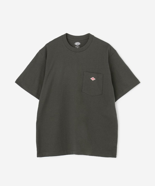 DANTON(ダントン)の「DANTON | コットンジャージー ポケットTシャツ SOLID MEN(Tシャツ/カットソー・メンズ・ダークグレー/ホワイト/ネイビー/グリーン/ベージュ系その他/グレー系その他/アイボリー/ブラック/サックスブルー/ベージュ・44/46/38/40/42)」の5枚目の写真