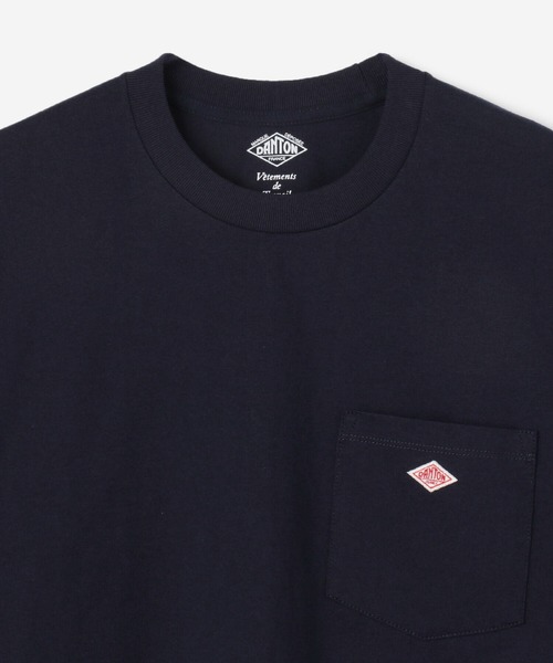 DANTON(ダントン)の「DANTON | コットンジャージー ポケットTシャツ SOLID MEN(Tシャツ/カットソー・メンズ・ダークグレー/ホワイト/ネイビー/グリーン/ベージュ系その他/グレー系その他/アイボリー/ブラック/サックスブルー/ベージュ・44/46/38/40/42)」の15枚目の写真