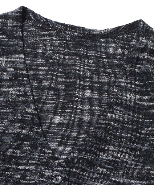 atmos pink(アトモスピンク)の「atmos pink メランジタイトカーディガン(カーディガン/ボレロ・レディース・イエロー/グリーン/ブラック・FREE)」の9枚目の写真