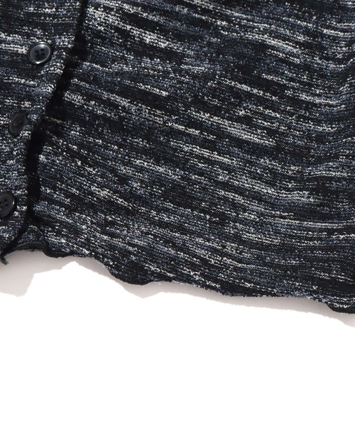 atmos pink(アトモスピンク)の「atmos pink メランジタイトカーディガン(カーディガン/ボレロ・レディース・イエロー/グリーン/ブラック・FREE)」の11枚目の写真