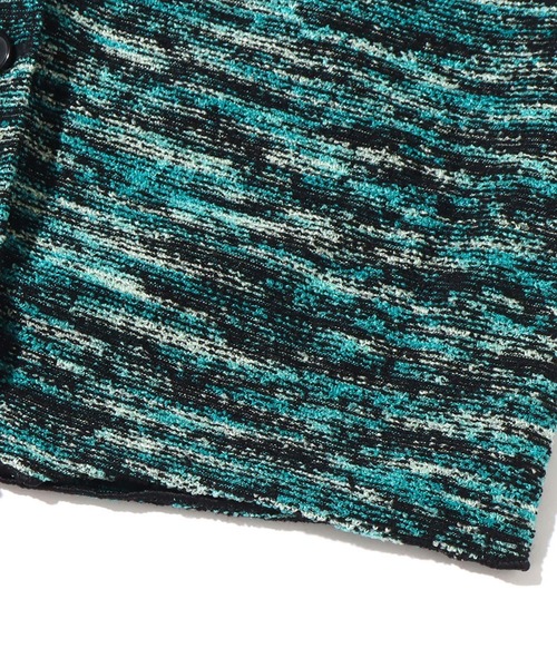 atmos pink(アトモスピンク)の「atmos pink メランジタイトカーディガン(カーディガン/ボレロ・レディース・イエロー/グリーン/ブラック・FREE)」の16枚目の写真