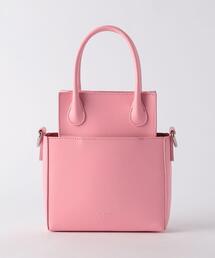 ajew | ＜AJEW＞SAC-4 レザー スクエア トートバッグ -2WAY-：(ショルダーバッグ)