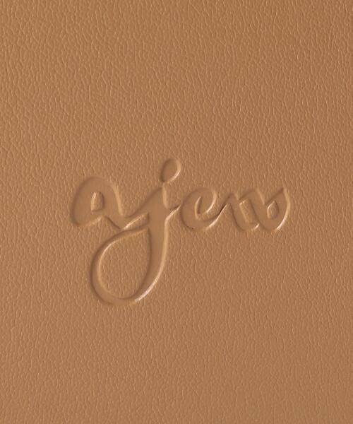ajew(エジュー)の「<AJEW>SAC-4 レザー スクエア トートバッグ -2WAY-:(ショルダーバッグ・レディース・ベージュ/ピンク/ライム/イエロー/ケリー・FREE)」の16枚目の写真