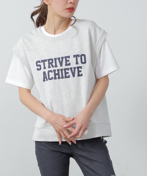 Honeys(ハニーズ)の「ロゴベスト(ベスト・レディース・ホワイト/グリーン/オートミール/ブルー/スミクロ・M/L/S)」の19枚目の写真