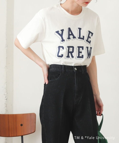 SENSE OF PLACE by URBAN RESEARCH（センスオブプレイスバイアーバンリサーチ）の「カレッジロゴTシャツ(5分袖)（Tシャツ/カットソー・レディース・ホワイト系その他/ブルー系その他/グリーン系その他・ONE）」の11枚目の写真