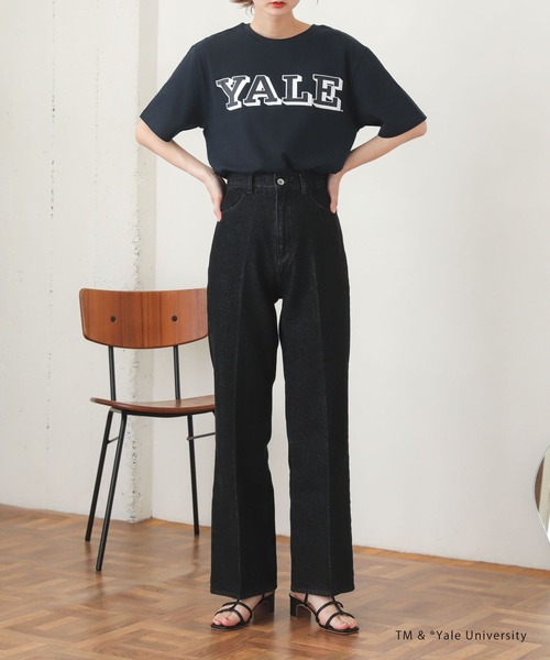 SENSE OF PLACE by URBAN RESEARCH（センスオブプレイスバイアーバンリサーチ）の「カレッジロゴTシャツ(5分袖)（Tシャツ/カットソー・レディース・ホワイト系その他/ブルー系その他/グリーン系その他・ONE）」の20枚目の写真