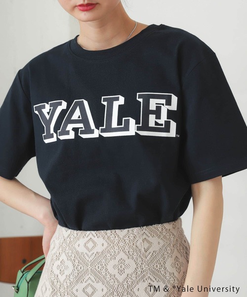 SENSE OF PLACE by URBAN RESEARCH（センスオブプレイスバイアーバンリサーチ）の「カレッジロゴTシャツ(5分袖)（Tシャツ/カットソー・レディース・ホワイト系その他/ブルー系その他/グリーン系その他・ONE）」の21枚目の写真