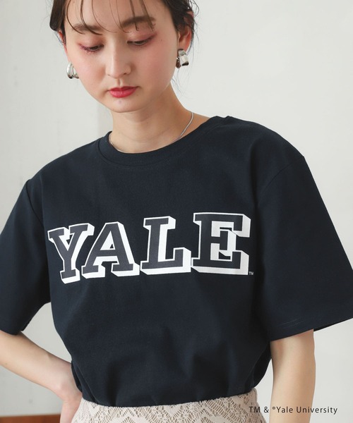 SENSE OF PLACE by URBAN RESEARCH（センスオブプレイスバイアーバンリサーチ）の「カレッジロゴTシャツ(5分袖)（Tシャツ/カットソー・レディース・ホワイト系その他/ブルー系その他/グリーン系その他・ONE）」の22枚目の写真