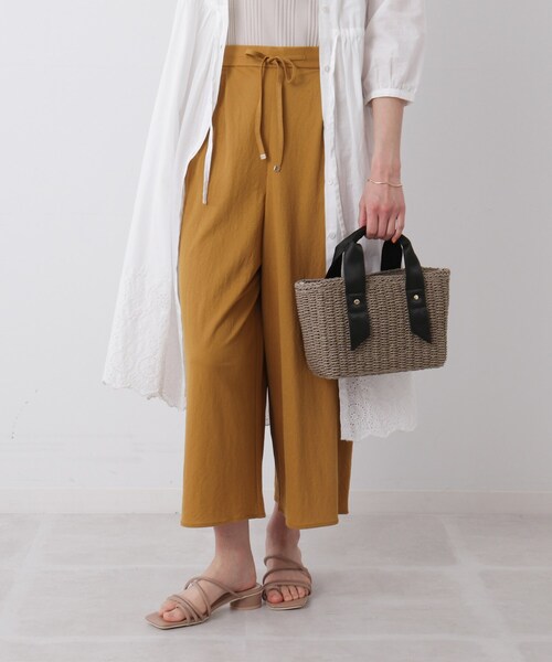 DRESKIP（ドレスキップ）の「◆雑材スクエアトート（ショルダーバッグ・レディース・アイボリー/グレー/ブラウン系・00）」の13枚目の写真