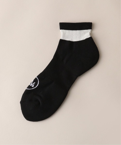 417 EDIFICE（フォーワンセブンエディフィス）の「【PARKLIFE / パークライフ】インステップロゴソックス ”MADE IN JAPAN”（ソックス/靴下・メンズ・ブラック/ホワイト・FREE）」の2枚目の写真