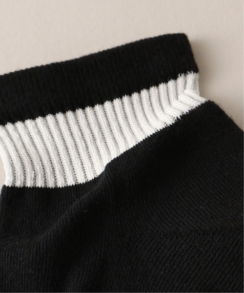 417 EDIFICE（フォーワンセブンエディフィス）の「【PARKLIFE / パークライフ】インステップロゴソックス ”MADE IN JAPAN”（ソックス/靴下・メンズ・ブラック/ホワイト・FREE）」の3枚目の写真