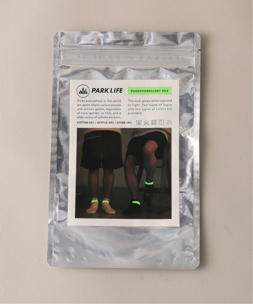 417 EDIFICE（フォーワンセブンエディフィス）の「【PARKLIFE / パークライフ】インステップロゴソックス ”MADE IN JAPAN”（ソックス/靴下・メンズ・ブラック/ホワイト・FREE）」の7枚目の写真