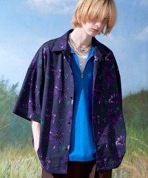 ENDER PRODUCTS | ビッグシルエット総柄オープンカラーショートスリーブシャツ/タイダイ/フラワー/ペイント 2022 SUMMER【ENDER PRODUCTS/エンダープロダクツ】(シャツ/ブラウス)