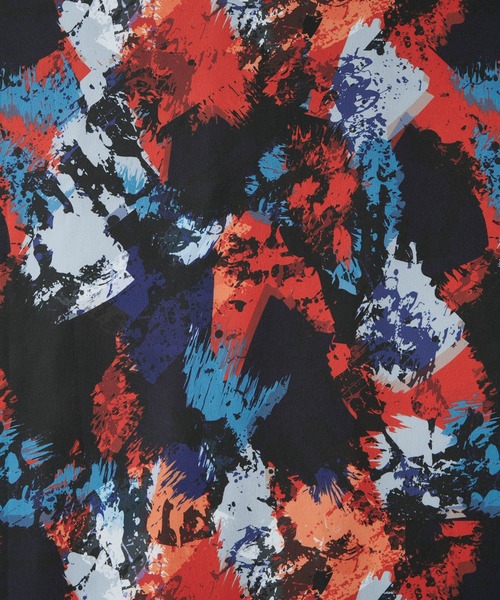 ENDER PRODUCTS(エンダープロダクツ)の「ビッグシルエット総柄オープンカラーショートスリーブシャツ/タイダイ/フラワー/ペイント 【ENDER PRODUCTS/エンダープロダクツ】(シャツ/ブラウス・メンズ・ブラック系/ネイビー系/レッド系・M/L)」の12枚目の写真