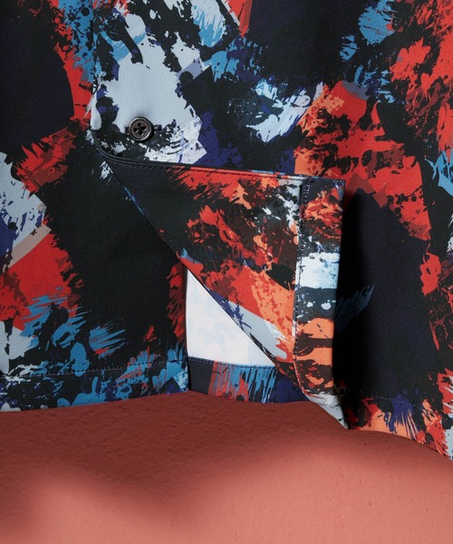 ENDER PRODUCTS(エンダープロダクツ)の「ビッグシルエット総柄オープンカラーショートスリーブシャツ/タイダイ/フラワー/ペイント 【ENDER PRODUCTS/エンダープロダクツ】(シャツ/ブラウス・メンズ・ブラック系/ネイビー系/レッド系・M/L)」の17枚目の写真