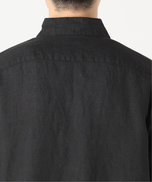 EDIFICE（エディフィス）の「スタンディング リネンシャツ（シャツ/ブラウス・メンズ・ホワイト/ブラック/ベージュ/レッド・SMALL/MEDIUM/LARGE）」の14枚目の写真