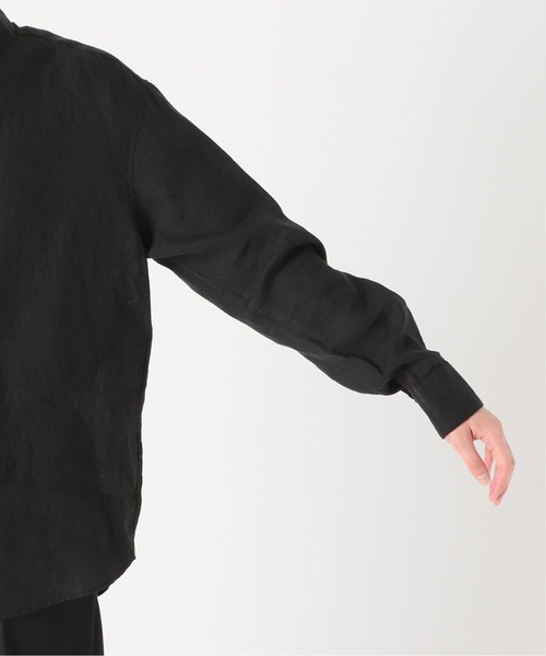 EDIFICE（エディフィス）の「スタンディング リネンシャツ（シャツ/ブラウス・メンズ・ホワイト/ブラック/ベージュ/レッド・SMALL/MEDIUM/LARGE）」の15枚目の写真