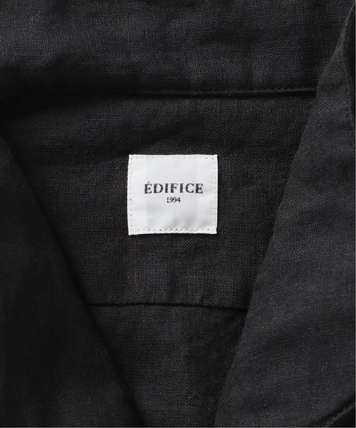 EDIFICE（エディフィス）の「スタンディング リネンシャツ（シャツ/ブラウス・メンズ・ホワイト/ブラック/ベージュ/レッド・SMALL/MEDIUM/LARGE）」の21枚目の写真