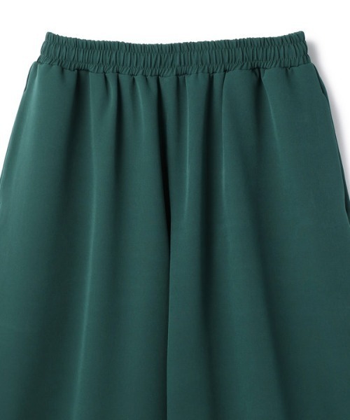 WHITELAND(ホワイトランド)の「WHITELAND/ホワイトランド/JERSEY WIDE PANTS/ワイドパンツ(その他パンツ・レディース・ブラック/グリーン・FREE)」の4枚目の写真