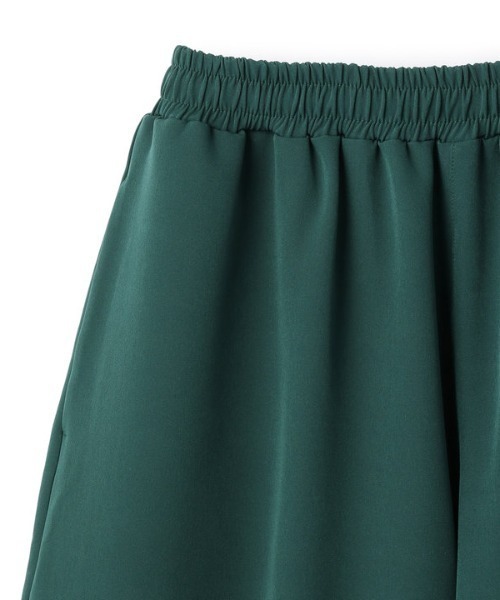 WHITELAND(ホワイトランド)の「WHITELAND/ホワイトランド/JERSEY WIDE PANTS/ワイドパンツ(その他パンツ・レディース・ブラック/グリーン・FREE)」の5枚目の写真