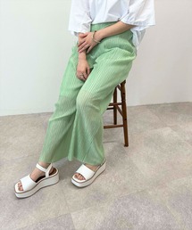 toucher du brise | 【ウエストゴムで楽チン】プリーツパンツ(その他パンツ)