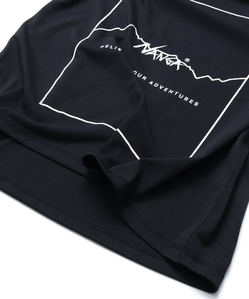 NANGA（ナンガ）の「DRY MIX FRAME LOGO TEE/ドライミックス フレームロゴ ティー（Tシャツ/カットソー・メンズ・ホワイト/ブラック/グレー/マスタード・S/M/L/XL）」の15枚目の写真