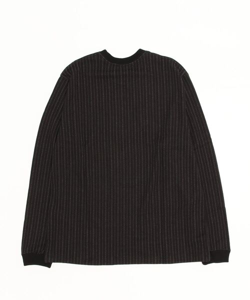 GalaabenD（ガラアーベント）の「ストライプ柄 ジャガード クルーネック プルオーバー（その他トップス・メンズ・ブラック・M/L）」の10枚目の写真