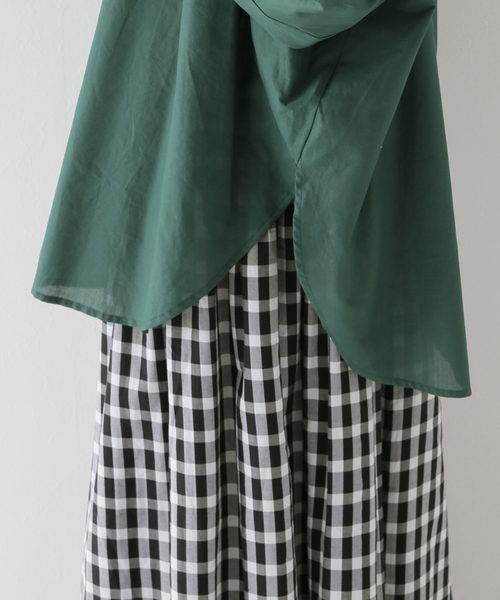 B.C STOCK(ベーセーストック)の「キャンディースリーブ ブラウス(シャツ/ブラウス・レディース・グリーン/ブラック/ホワイト・FREE)」の18枚目の写真
