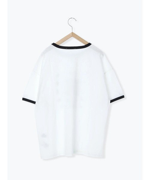 ehka sopo（エヘカソポ）の「【ジュラシック・ワールド】プリントリンガーTシャツ（Tシャツ/カットソー・レディース・ブラウン/オフホワイト/ブルー・ﾌﾘ-）」の19枚目の写真